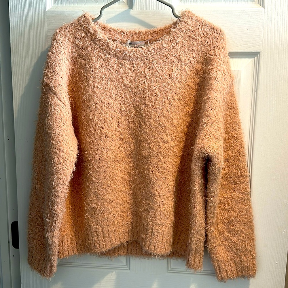 WOMEN CURL YARN SWEATER GU